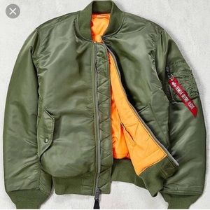 Men’s small alpha industries MA-1 bomber